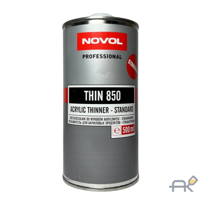 THIN 850 Растворитель для акриловых изделий - стандарт 0.5л NOVOL